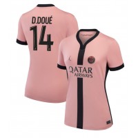 Paris Saint-Germain Desire Doue #14 Replica Third Shirt Ladies 2024-25 Short Sleeve